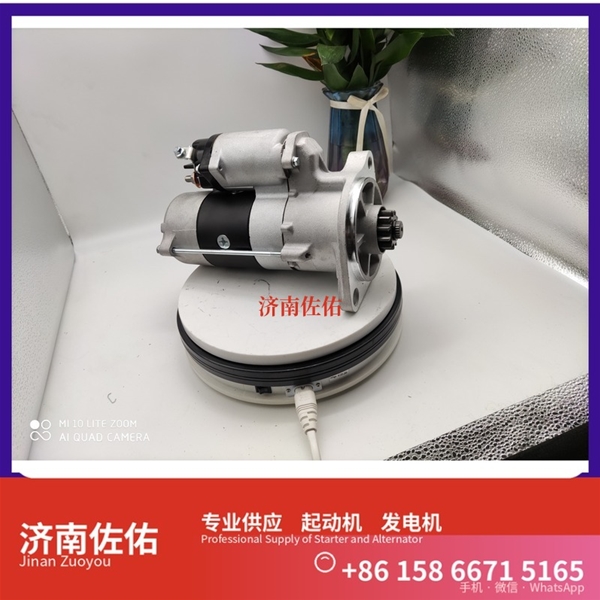 1001076798起动机JFZ270-0501发电机 潍柴上柴 船用 SC13 重汽 豪沃TH7 WP13 中国重汽 MC11 重汽MC11 卡特（CAT）摊铺机 启动机